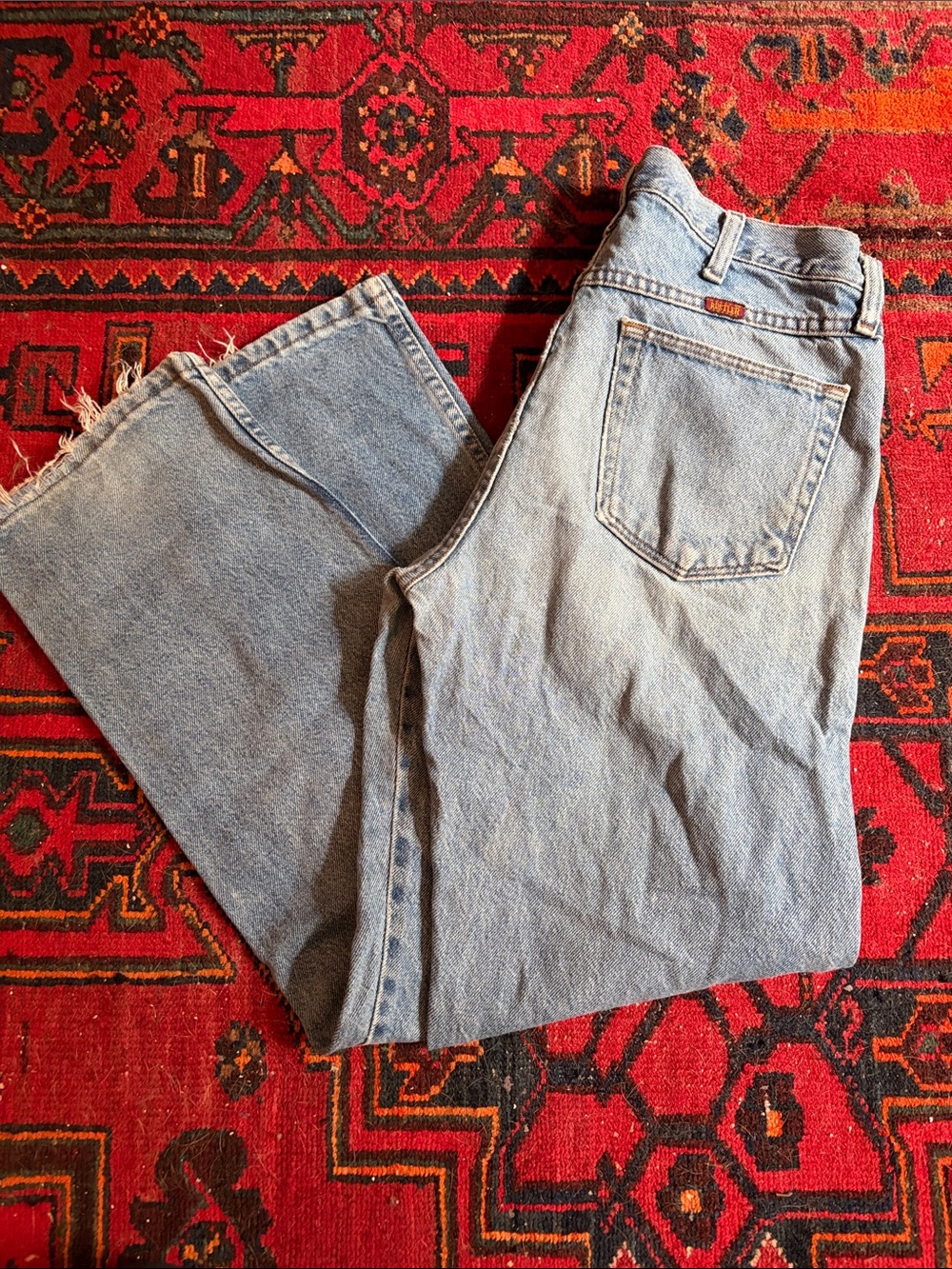 Vintage Rustler 100% Cotton High Rise Jeans